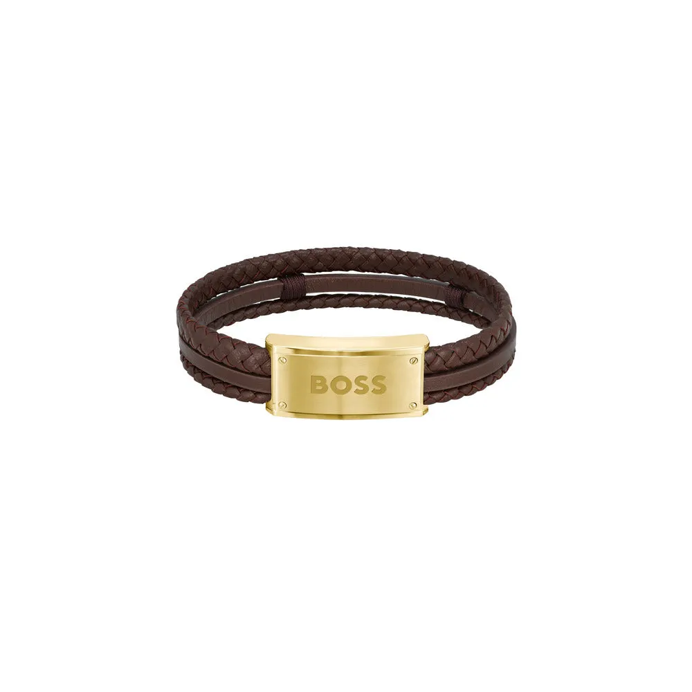 Men Galen Leather Bracelet