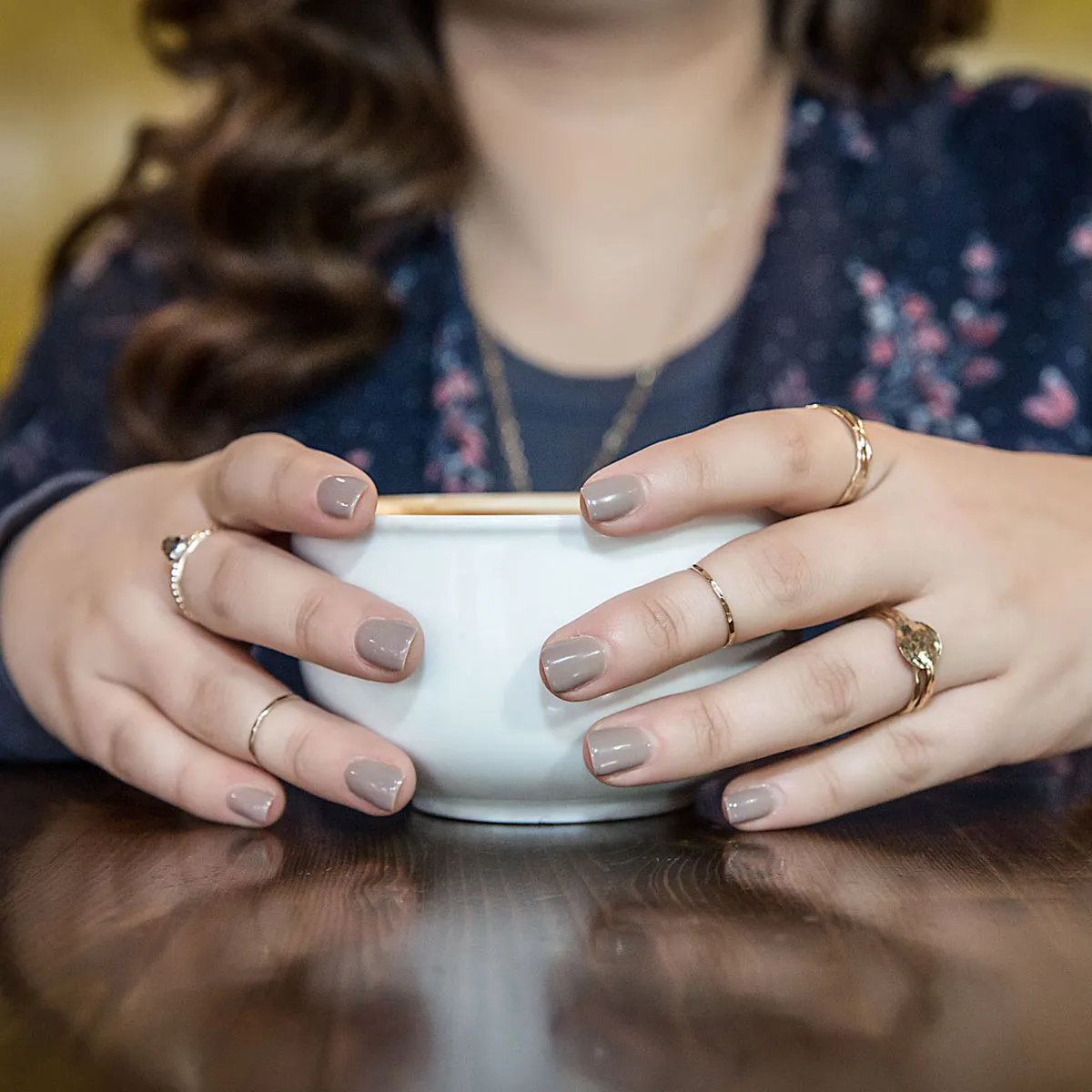 Mini Stacking Rings - gold-filled.