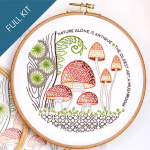 Mushrooms Embroidery Kit