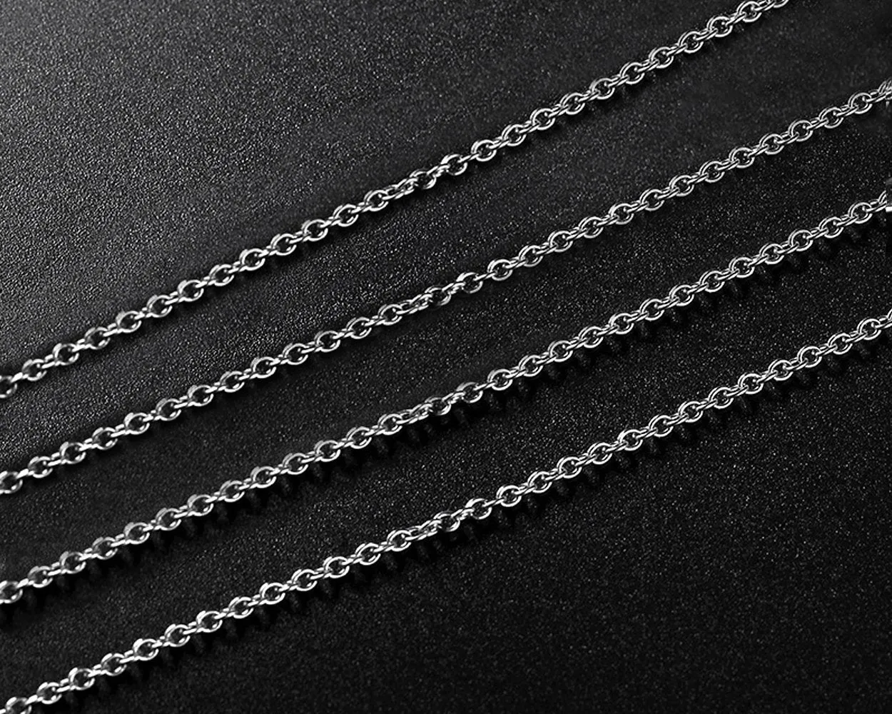 Necklace Chains for Jewelry Making 24 Pieces 18 Inches link Chains