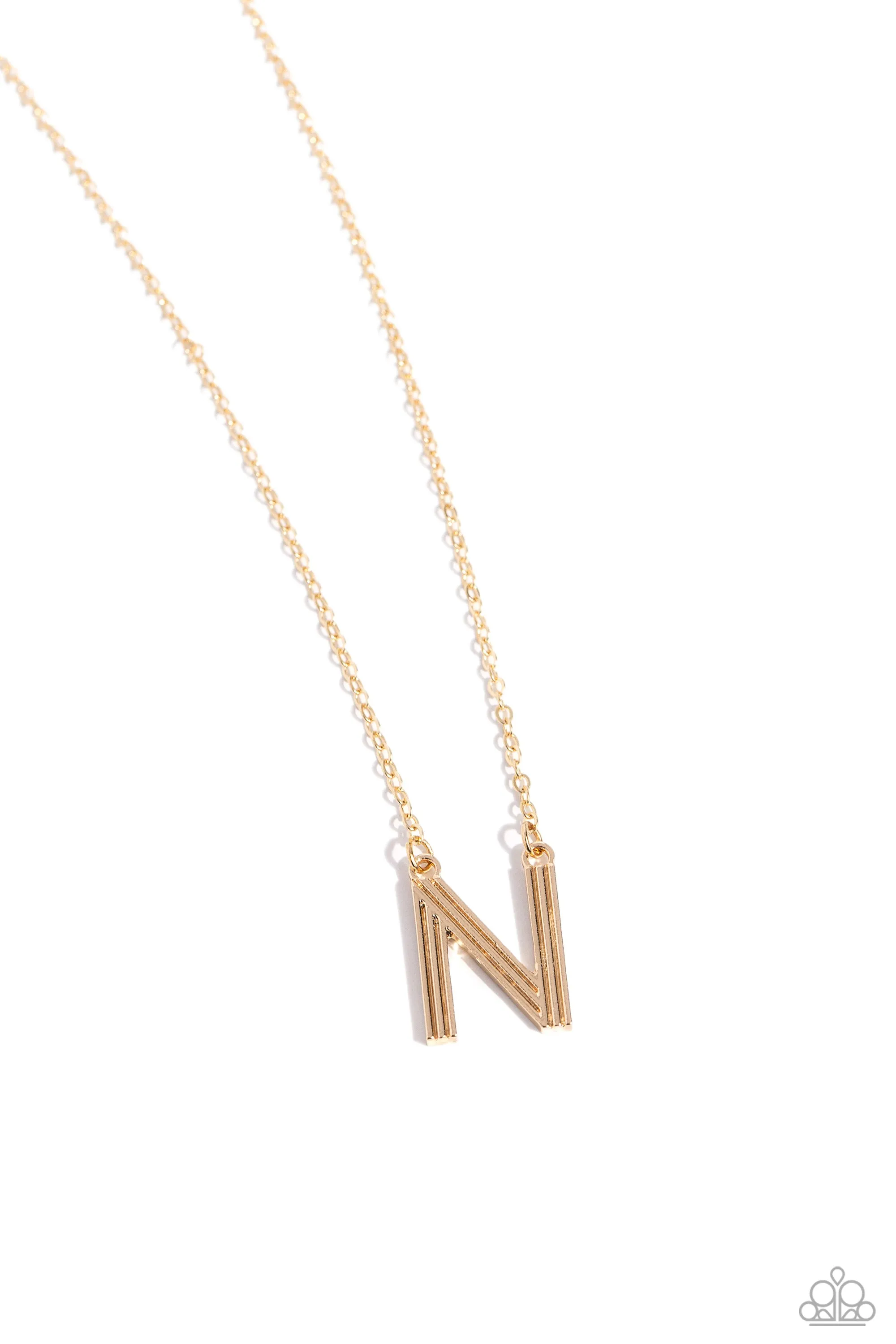 Necklaces Leave Your Initials - Gold - N