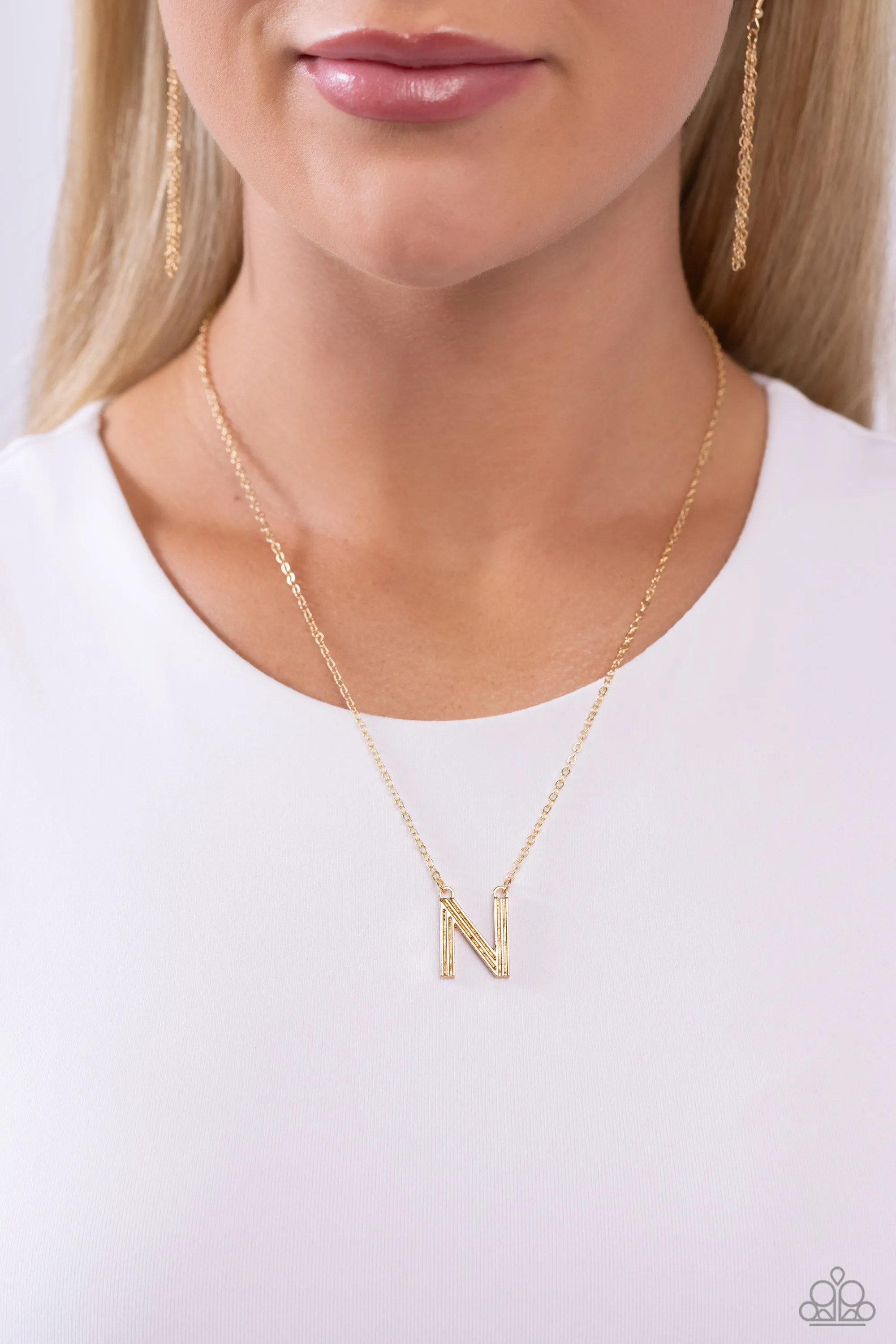 Necklaces Leave Your Initials - Gold - N