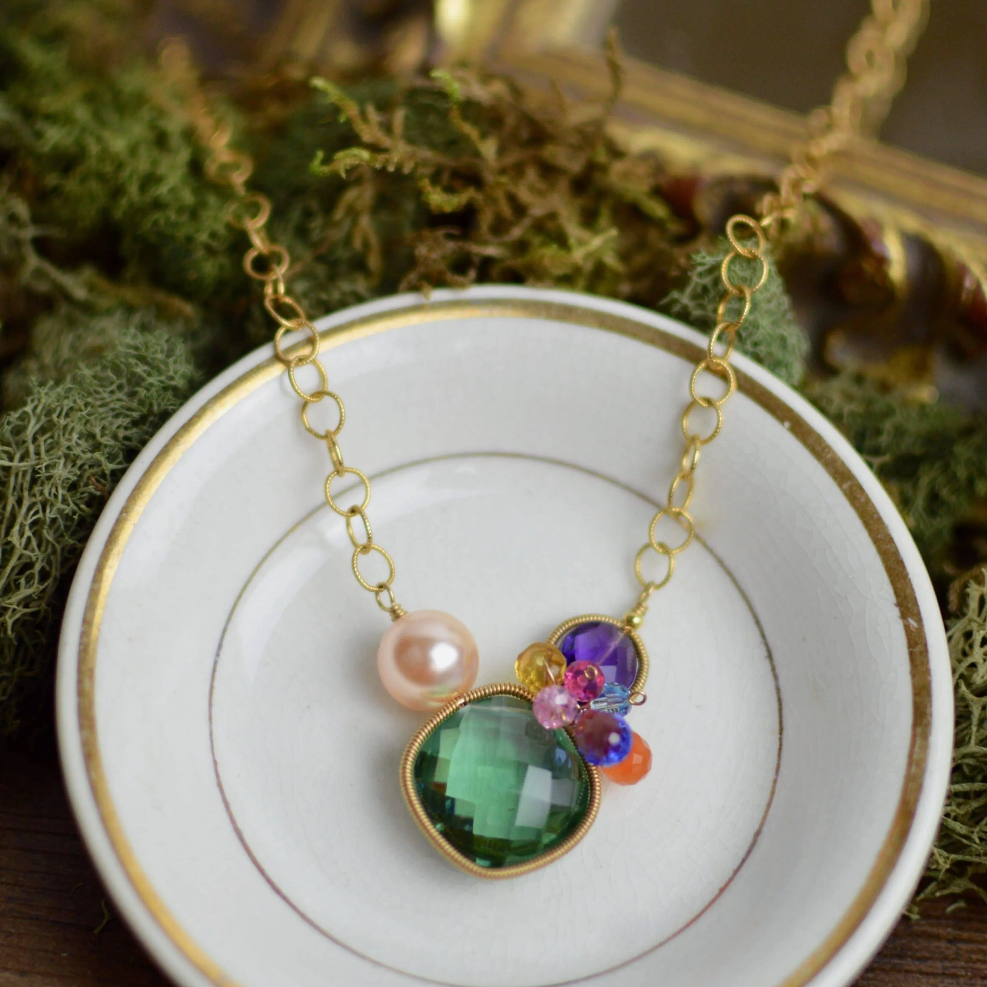 Nellie Colorful Signature Necklace