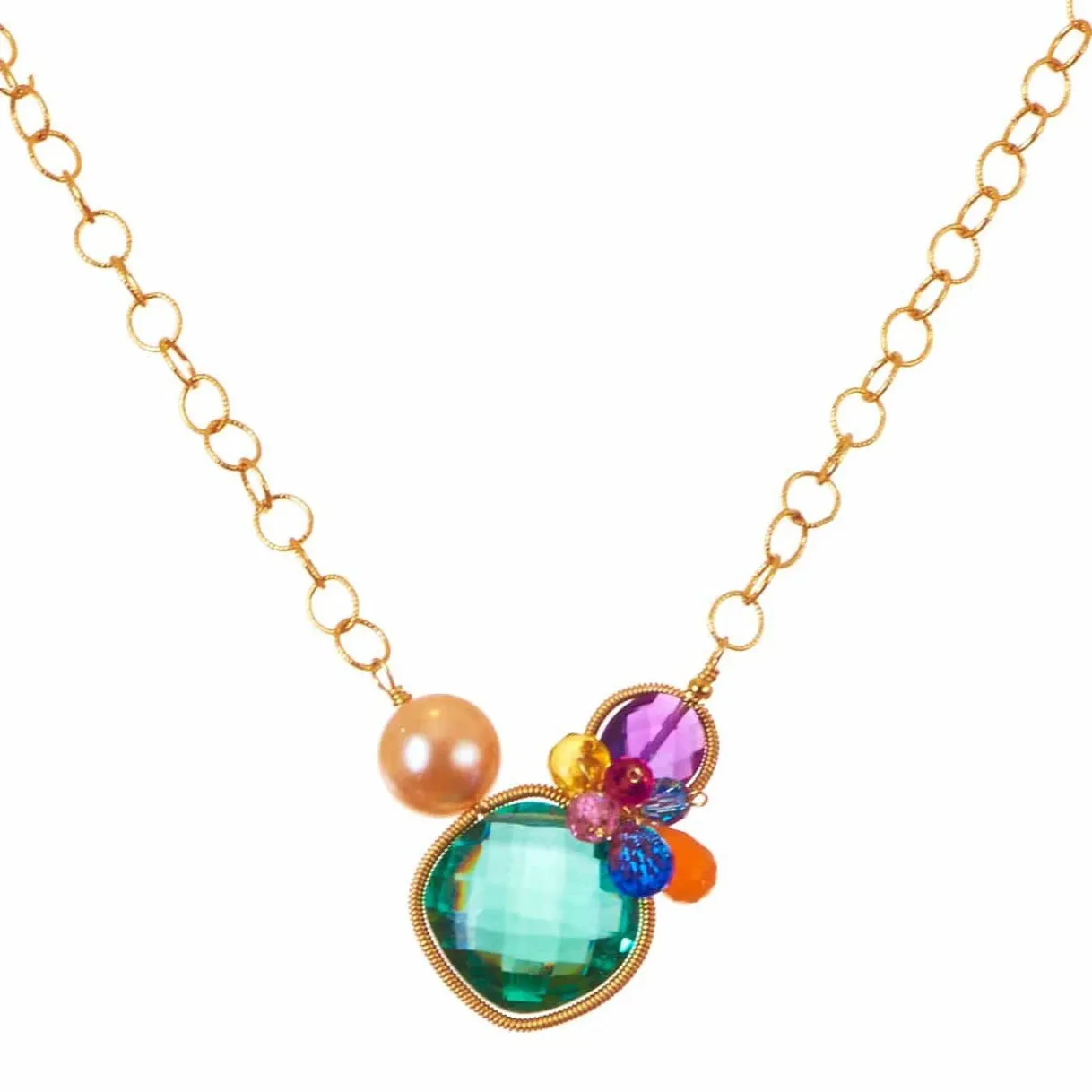 Nellie Colorful Signature Necklace