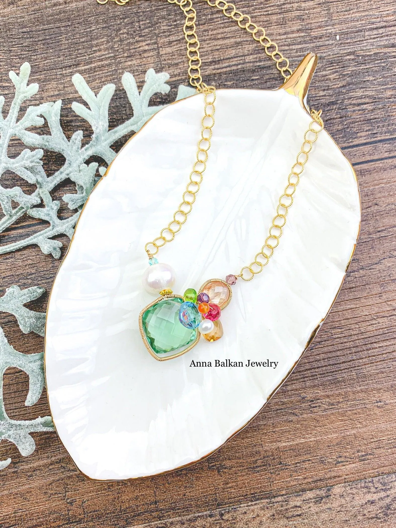 Nellie Colorful Signature Necklace