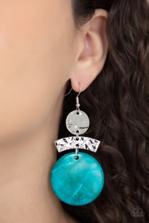 Paparazzi Earring ~ Diva Of My Domain - Blue