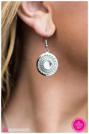 Paparazzi Earring ~ The Hamptons - White