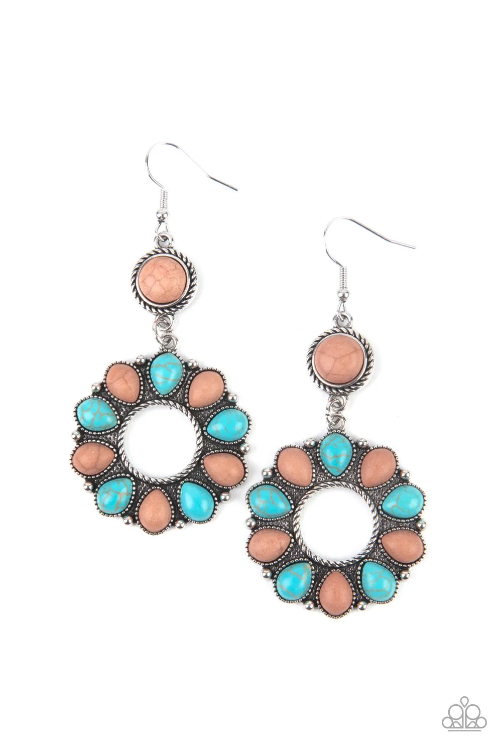 Paparazzi Earrings ~ Back At The Ranch - Multi