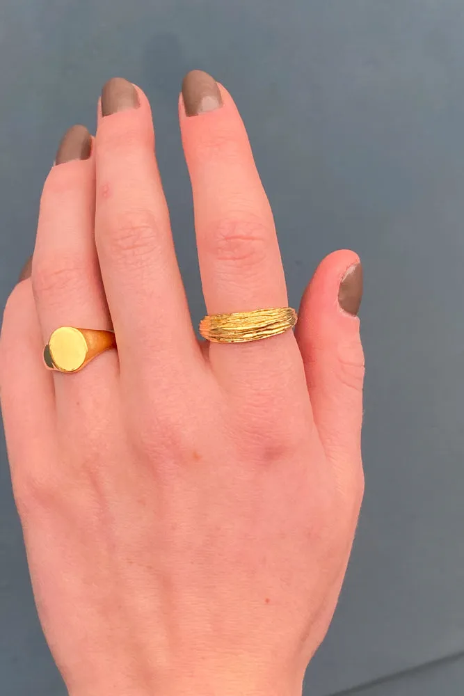 Pernille Corydon Coastline Gold Ring