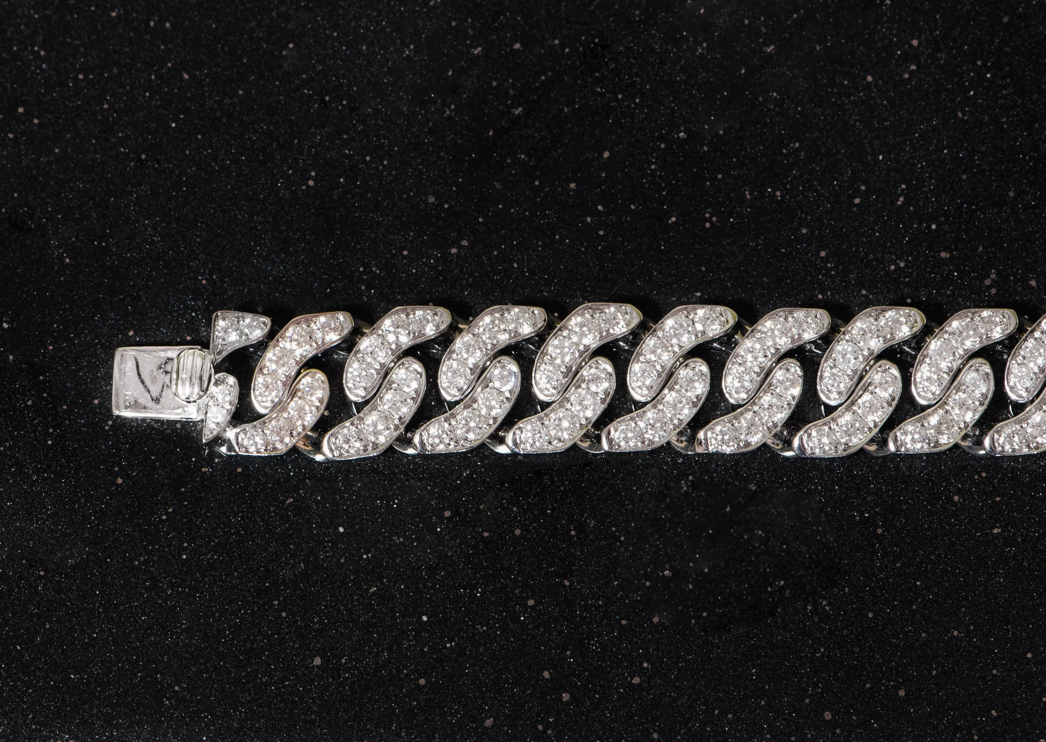 "Aspen" Diamond Cuban Link Bracelet