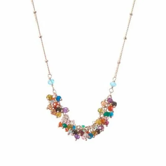 Riley Colorful Tailfeather Necklace