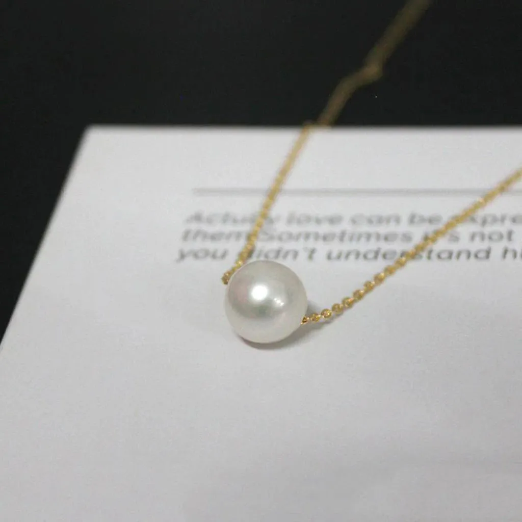 Round Pearl Necklace