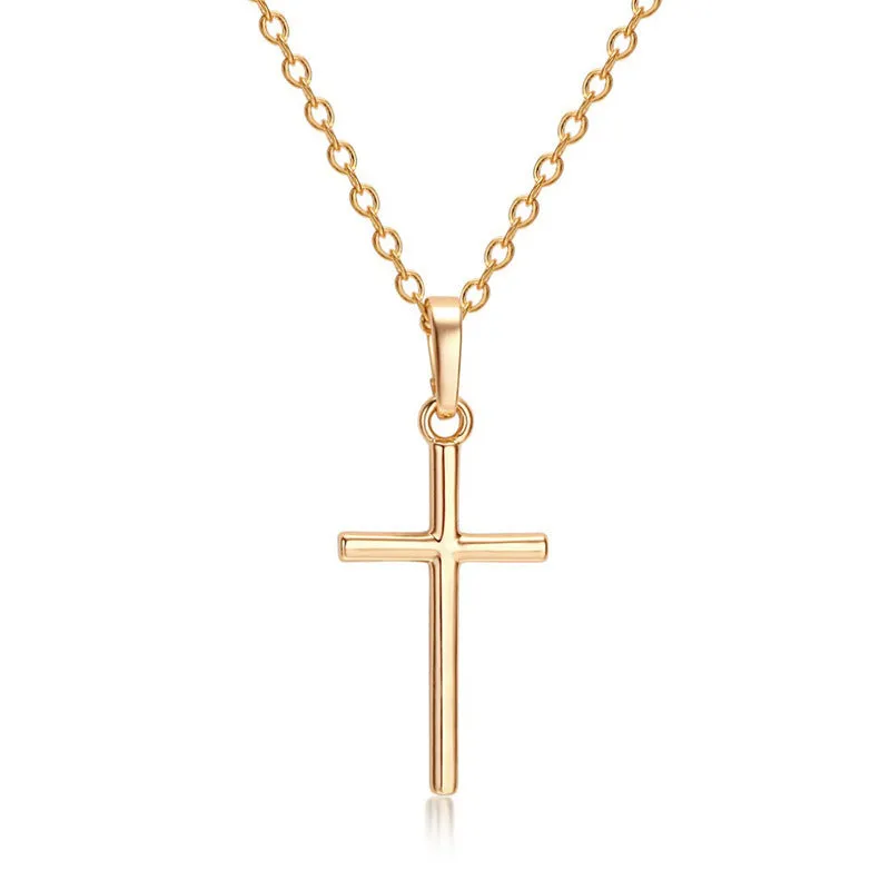 Simple Retro Cross Pendant Ins