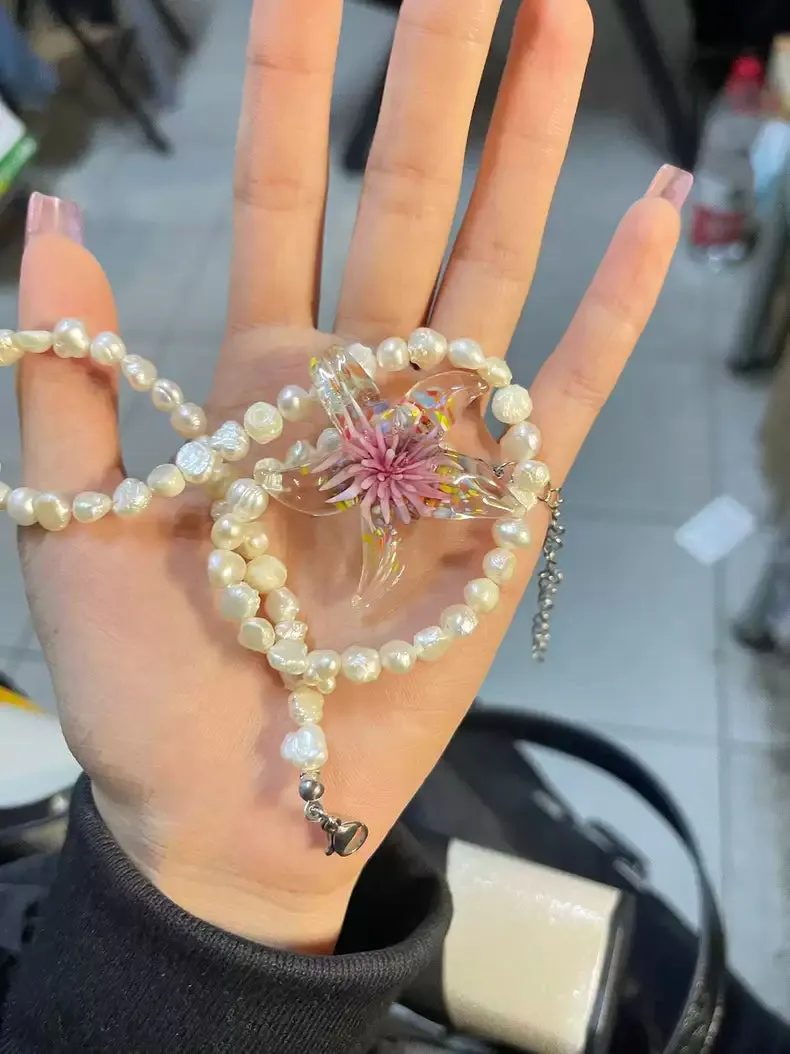 Starfish Pearl Necklace