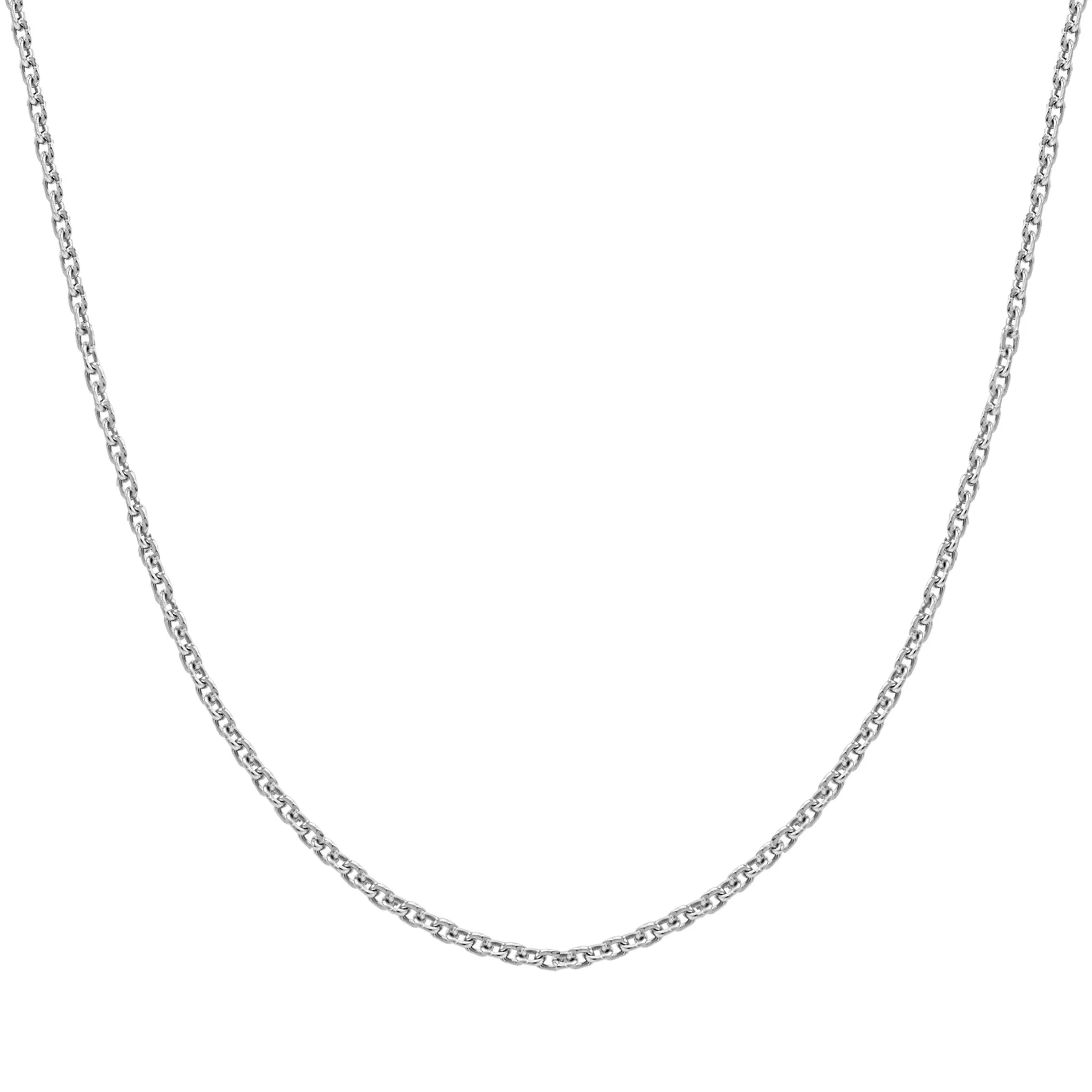 Sterling Silver 1mm Cable Chain, 16 - 24