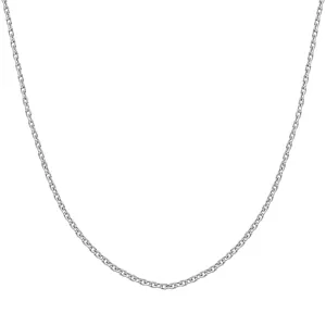 Sterling Silver 1mm Cable Chain, 16 - 24