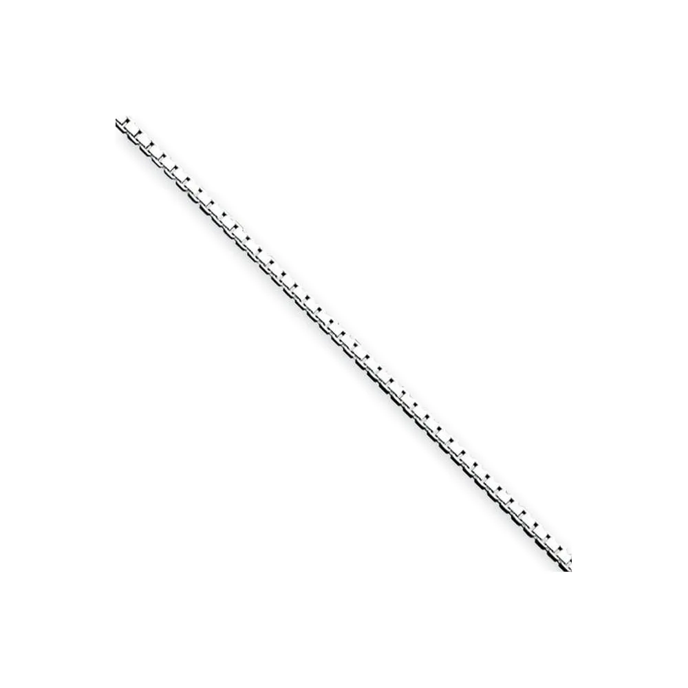 Sterling Silver Polish 0.90-mm Solid Box Chain