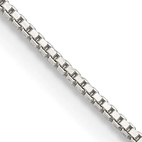 Sterling Silver Polish 0.90-mm Solid Box Chain