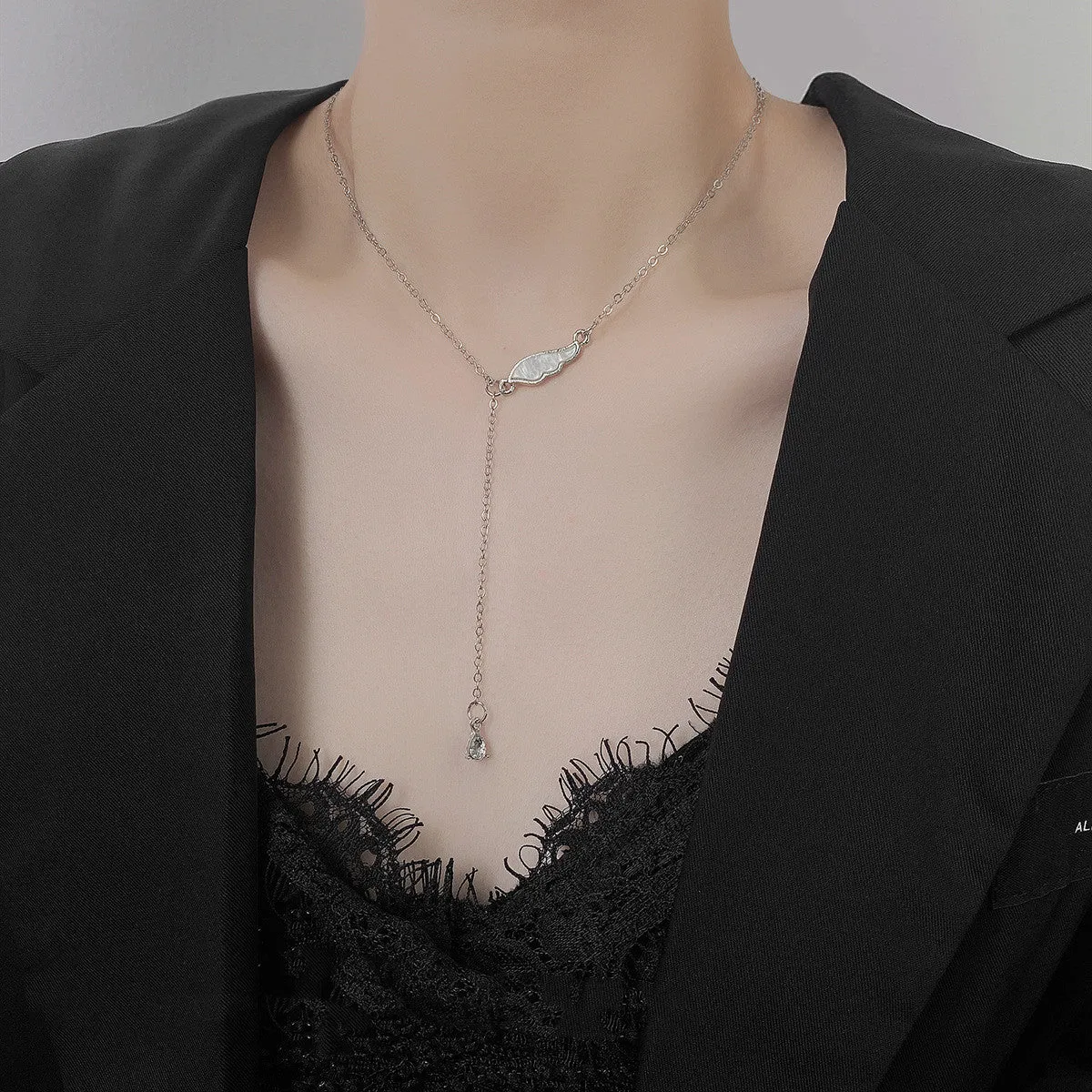 Temperament Ins Cold Wind Simple Net Red Collarbone Chain