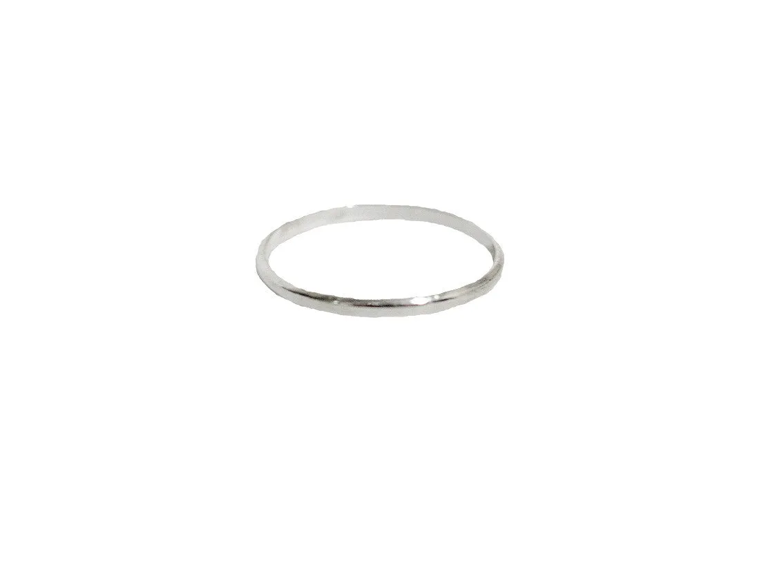 Thin Band Ring - Sterling Silver