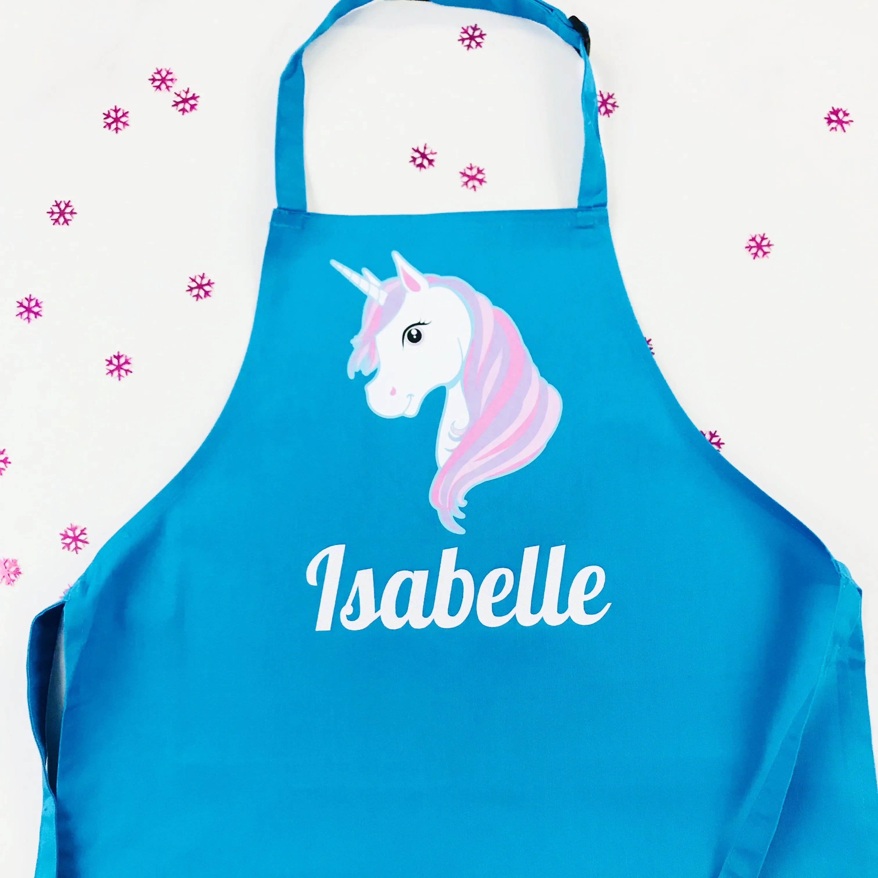 Unicorn Childrens Personalised  Apron