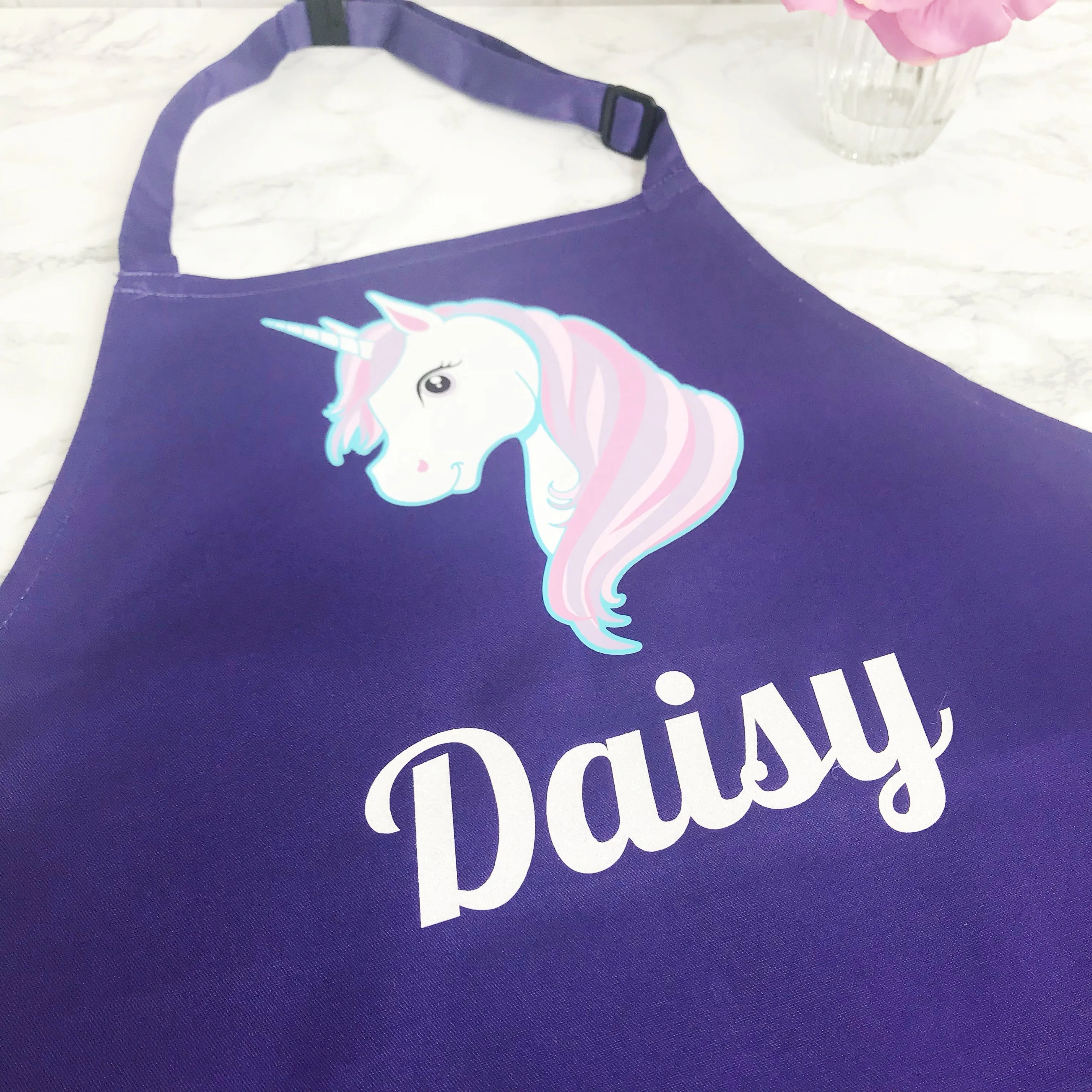 Unicorn Childrens Personalised  Apron