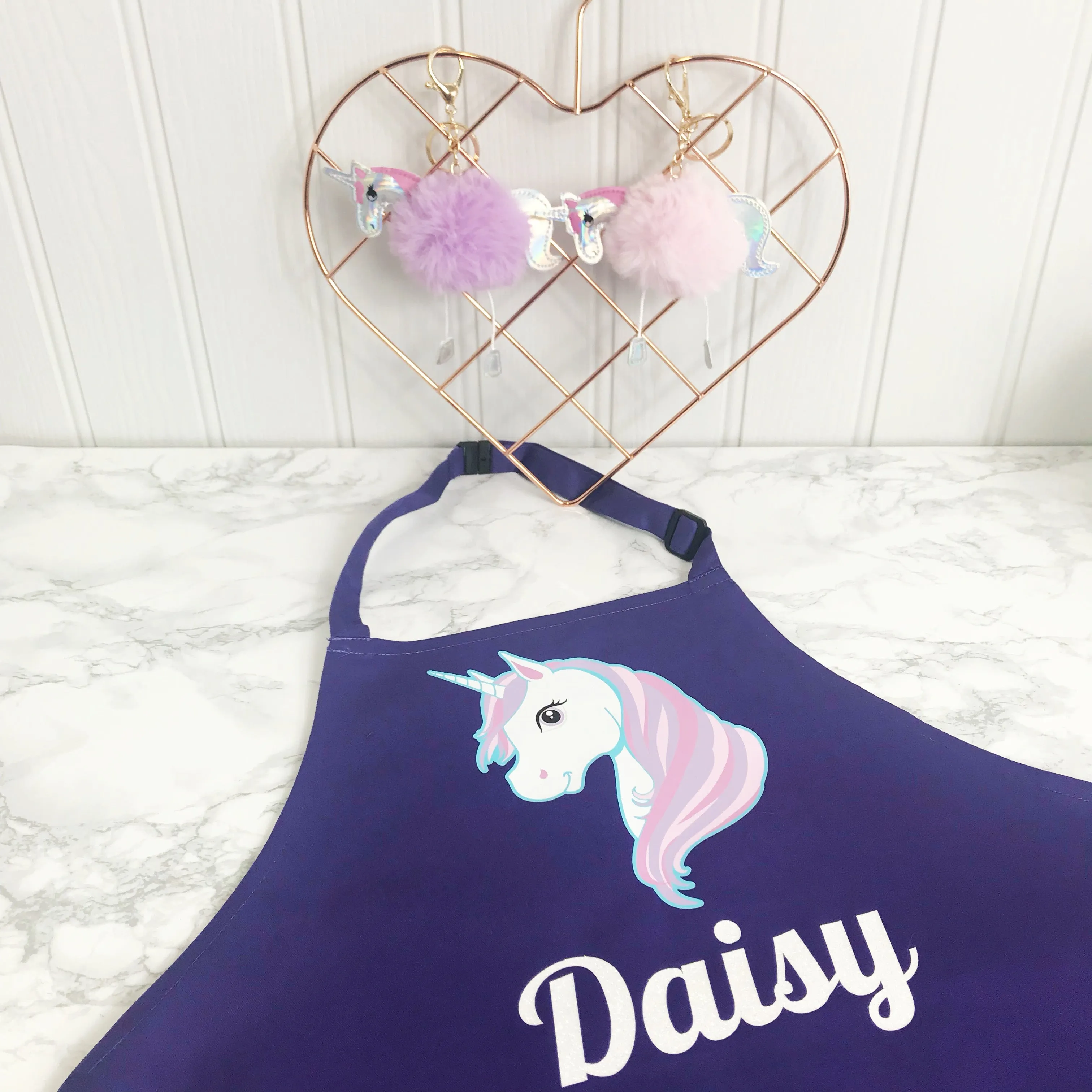 Unicorn Childrens Personalised  Apron