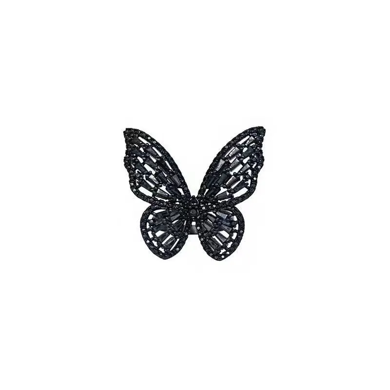 Unique Mysterious Black Butterfly Ring