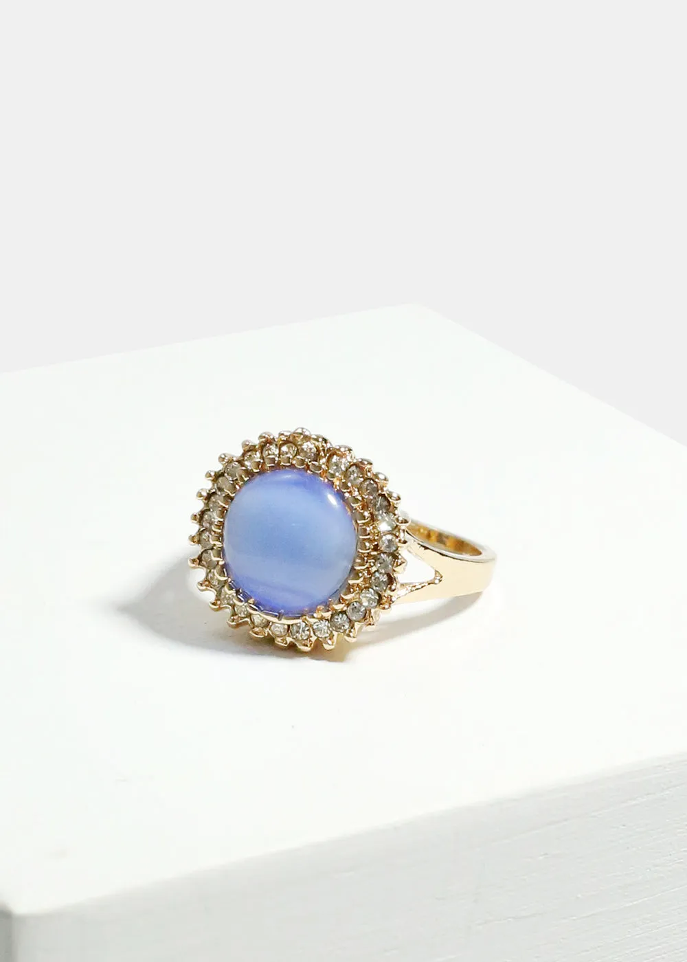 Vintage Unique Stone Ring