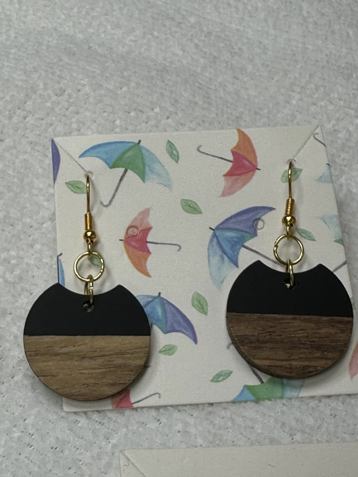 Wooden & Resin Earring