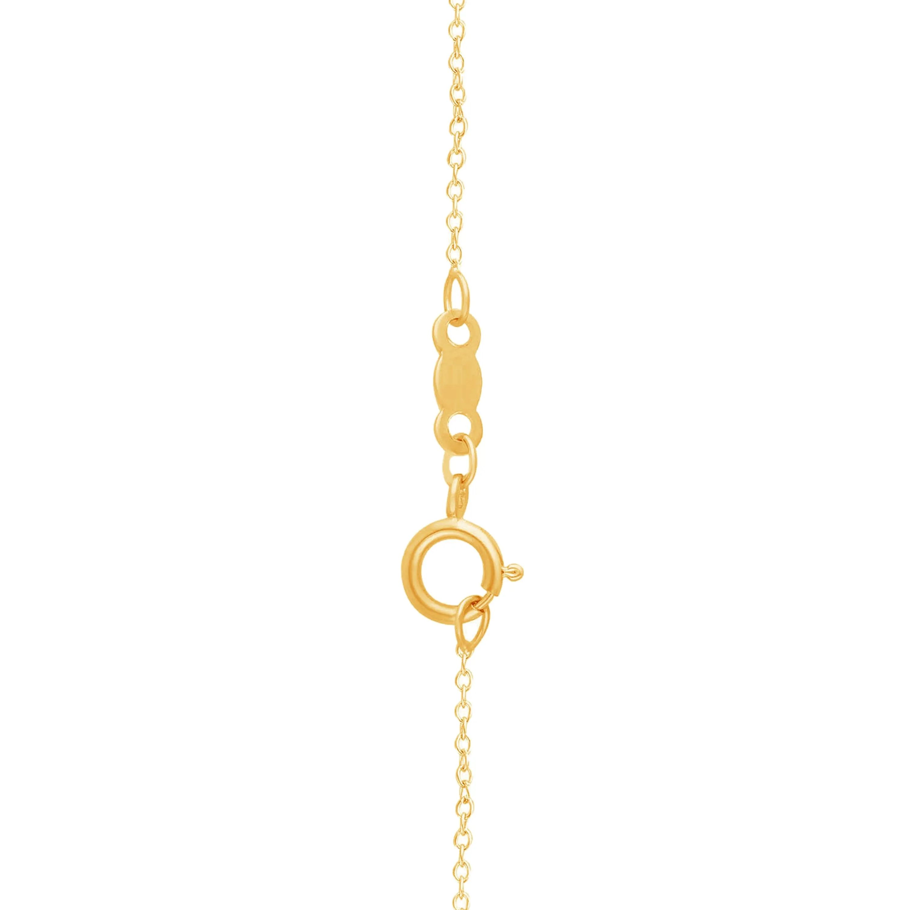 Yellow Gold Ruby & Diamond Infinite Necklace