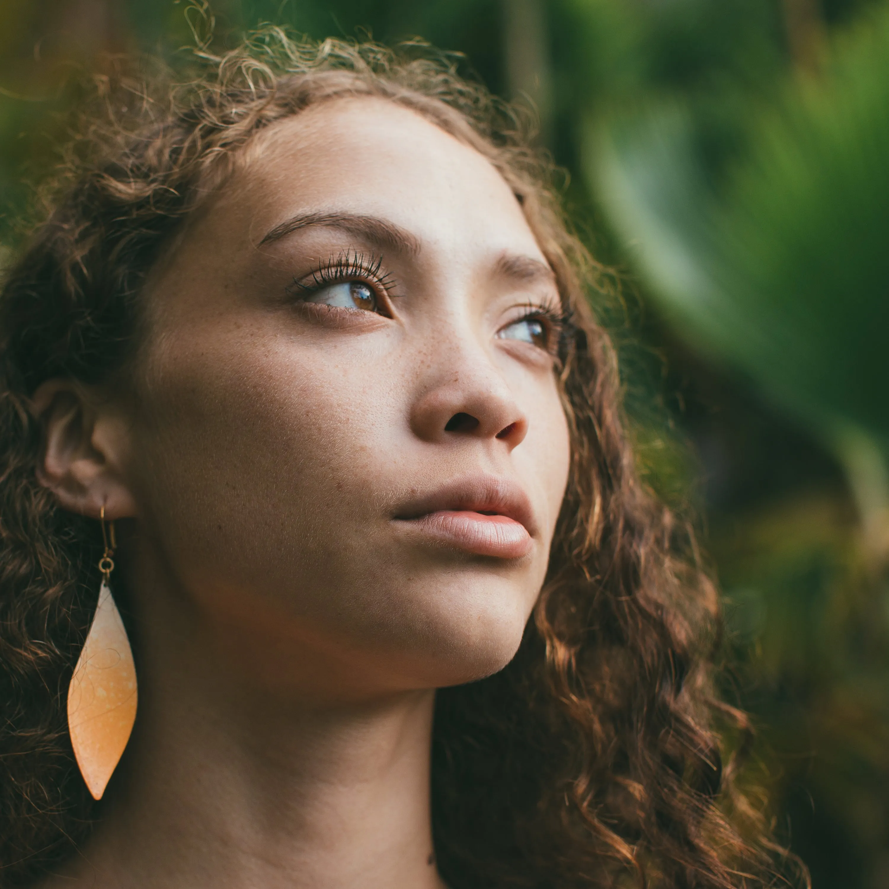 Yellow Tilde Earrings